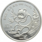 China 10 Yuan 1991 Silber Panda - 1 Unze Feinsilber